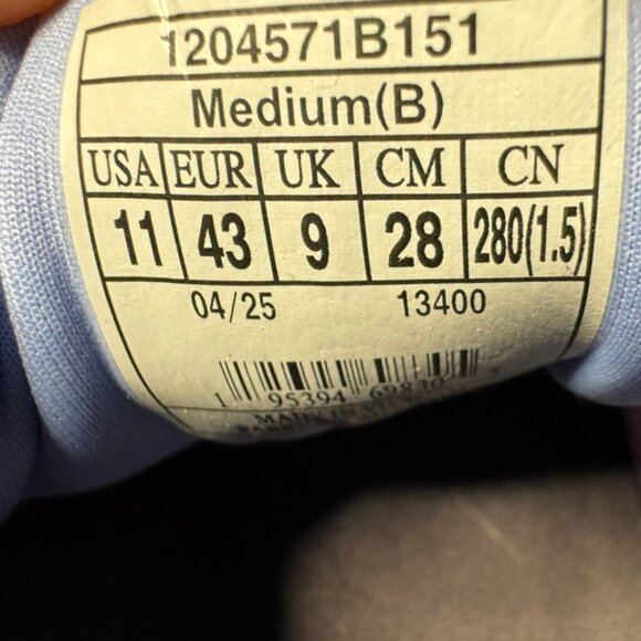 Brooks Ghost Max 3 Running Shoes – Women’s Size 11 – Coconut / Blue Heron / Oran - Picture 7 of 7